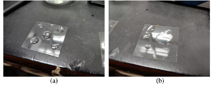 玻璃等離子清洗前后水滴角對(duì)比