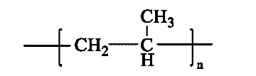 圖1.1  聚丙烯纖維的化學結(jié)構(gòu) 